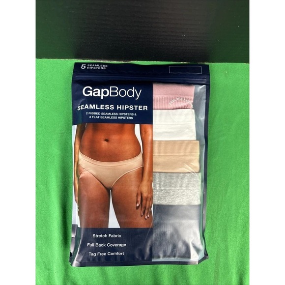GapBody Womens Underwear Size M Assorted Hipster Seamless 5-Pk Tag Free Stretch - Picture 8 of 9
